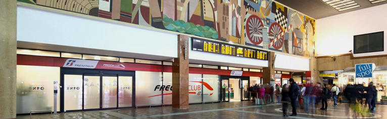 Immagine degli interni della Stazione di Verona Porta Nuova dopo la riqualifica